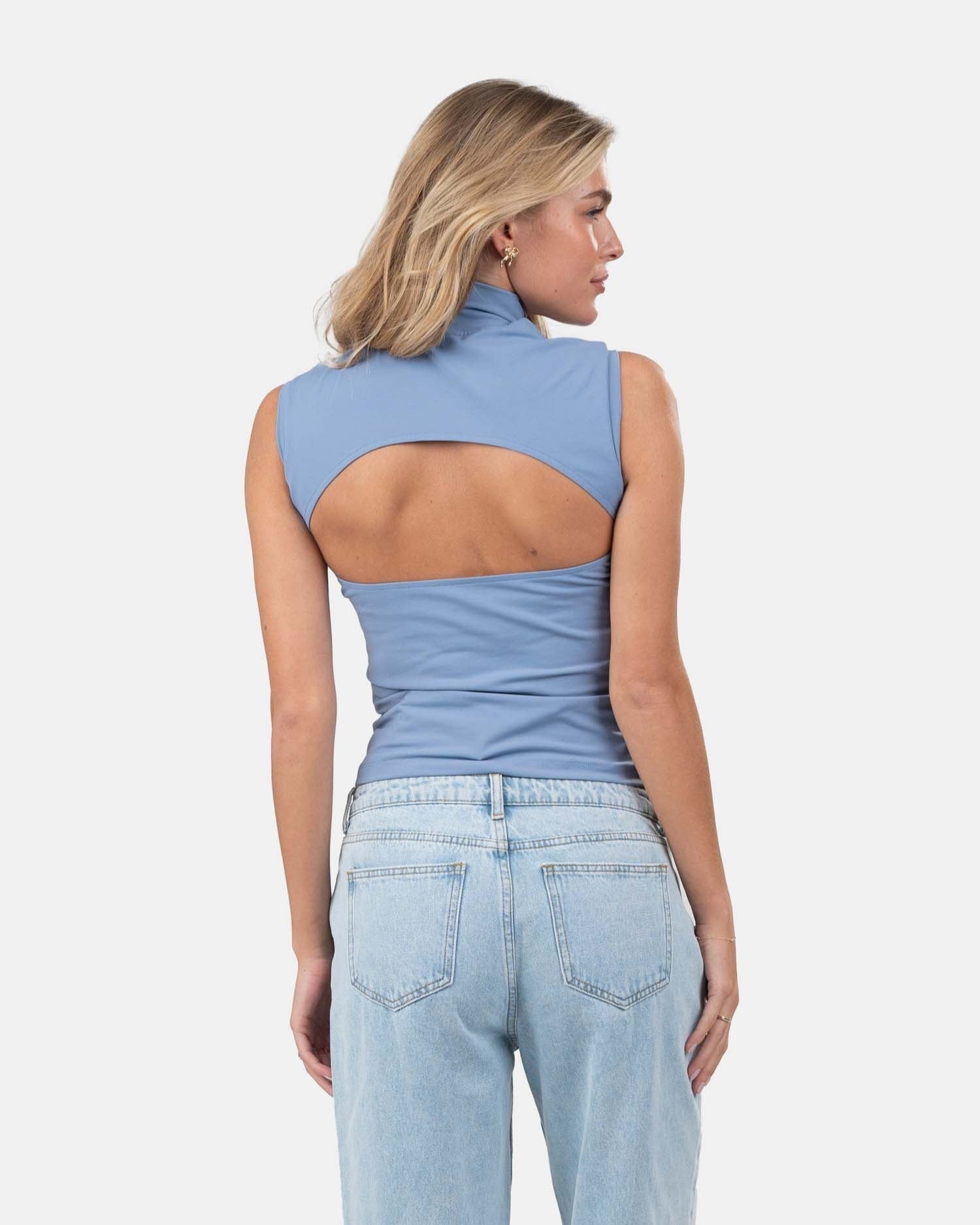 Choker Top Blå | Skagen - clothing.dk